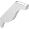 Ekena Millwork 3 1/2-in. W x 26-in. D x 34-in. H Funston Architectural Grade PVC Knee Brace BRCP035X26X34FST - alternate 6